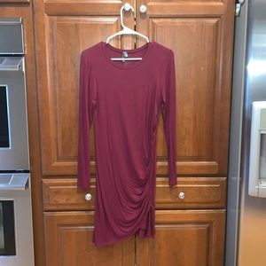 Maroon Body Con Dress